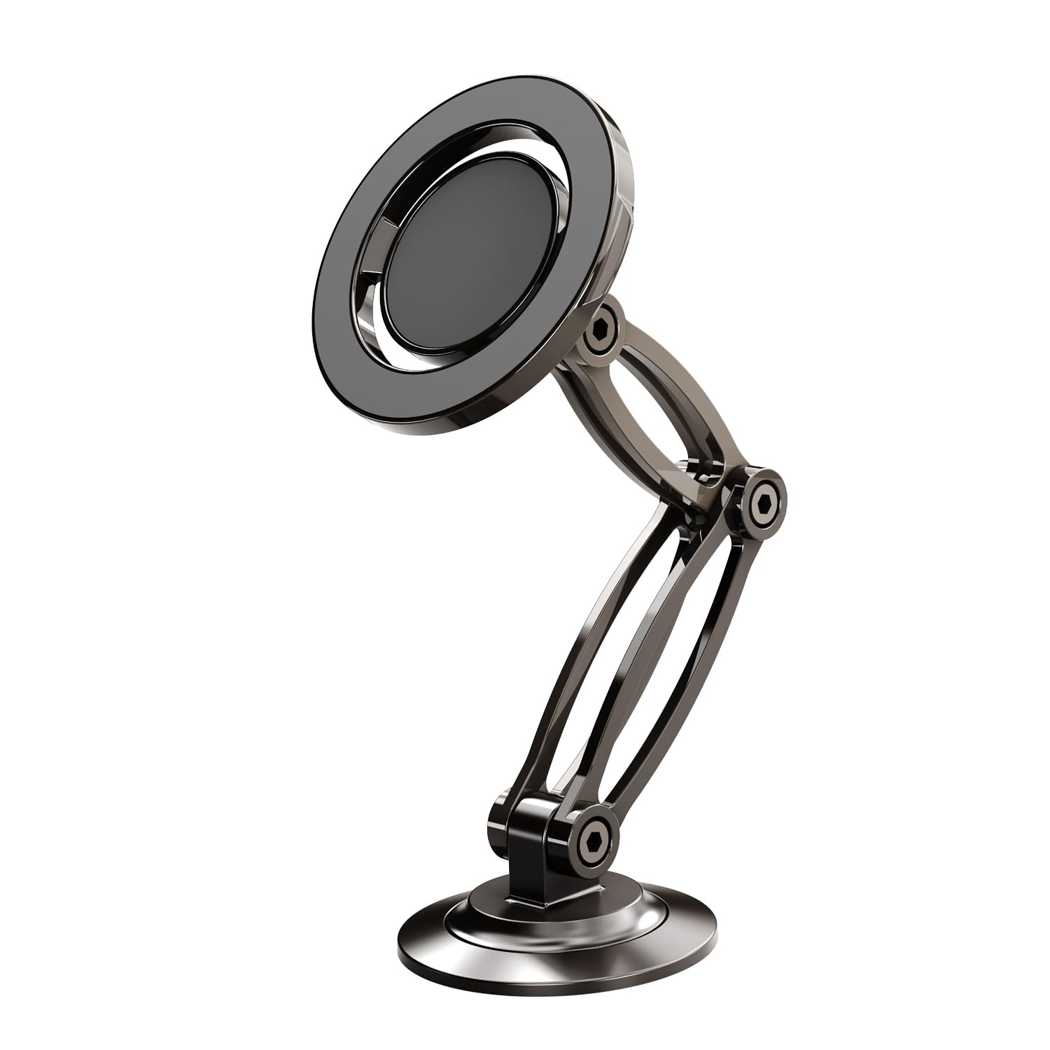 ZORBES Car Magnetic Phone Holder for Dash Board 360 ° Rotatable Flexible Folding Arm Design Strong Magnet Ring Phone Holder for MagSafe Self Adhesive Desk Magnetic Phone Holder for Car, Desk ZORBES Car Magnetic Phone Holder for Dash Board 360 ° Rotatable Flexible Folding Arm Design Strong Magnet Ring Phone Holder for MagSafe Self Adhesive Desk Magnetic Phone Holder for Car, Desk